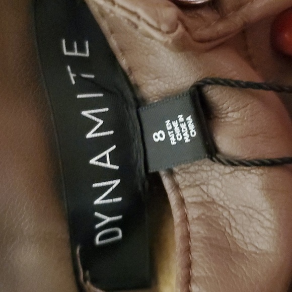 NWT Dynamite Faux Leather Pants - Picture 4 of 7